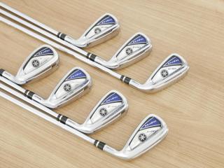 Iron set : ชุดเหล็ก Yamaha Inpres UD+2 (ออกปี 2019 ตีไกลที่สุด ไกลกว่าเหล็กทั่วไป 2 เบอร์ หน้าเด้ง COR 0.822) มีเหล็ก 5-Pw,Aw (7 ชิ้น) ก้านเหล็ก NS Pro Zelos 7 Flex S