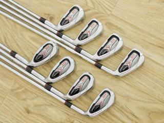 Iron set : Tourstage : ชุดเหล็ก Tourstage X-Blade GR (ใบใหญ่ ตีง่าย) มีเหล็ก 5-Pw,Aw,Sw (8 ชิ้น) ก้านเหล็ก NS Pro 950 Flex R