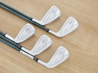 Iron set : Callaway : **ของใหม่ ยังไม่แกะพลาสติก** ชุดเหล็ก Callaway ELYTE Max Fast (รุ่นล่าสุด ออกปี 2025 ตีง่ายมาก ไกล Japan Spec.) มีเหล็ก 6-Pw (5 ชิ้น) ก้านกราไฟต์ UST Mamiya LINQ 40 Flex R