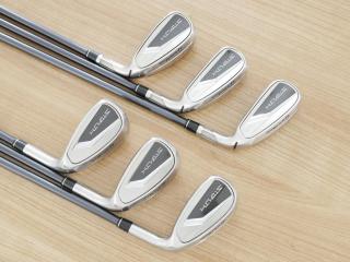 Iron set : Taylormade : ชุดเหล็ก Taylormade Stealth HD (ออกปี 2022 Japan Spec. ใบใหญ่มาก ตีง่ายสุดๆ) มีเหล็ก 6-Pw,Aw (6 ชิ้น) ก้านกราไฟต์ Mitsubishi Tensei TM60 Flex R
