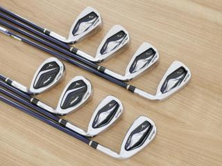 Iron set : Mizuno : ชุดเหล็ก Mizuno JPX EIII Hot Metal (รุ่นท้อป หน้าเด้ง ตีไกล) มีเหล็ก 5-Pw,48,56 (8 ชิ้น) ก้านกราไฟต์ Flex R