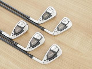 Iron set : Callaway : ชุดเหล็ก Callaway Rogue ST Max Fast (ออกปี 2022 ตีง่ายที่สุด ไกลสุดของ Callaway) มีเหล็ก 6-Pw (5 ชิ้น) ก้านกราไฟต์ Fujikura Speeder NX 40 Flex R