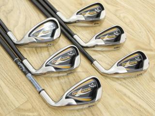 Iron set : Callaway : ชุดเหล็ก Callaway Warbird มีเหล็ก 5-Pw (6 ชิ้น) ก้านกราไฟต์ Flex R