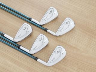 Iron set : ชุดเหล็ก Callaway ELYTE X (รุ่นล่าสุด ออกปี 2025 ตีง่ายมาก ไกล Japan Spec.) มีเหล็ก 6-Pw (5 ชิ้น) ก้านกราไฟต์ Fujikura VENTUS 5 Flex R
