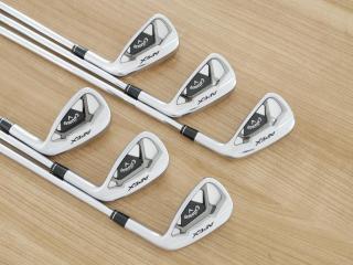iron_set : ชุดเหล็ก Callaway APEX Forged (รุ่นปี 2022) มีเหล็ก 5-Pw (6 ชิ้น) ก้านเหล็ก NS Pro ZELOS 8 Flex S