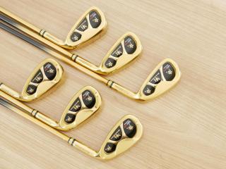Iron set : Other Brand : ชุดเหล็ก Mutsumi Honma MH777 One Length (ใบใหญ่ ตีง่าย ไกล) มีเหล็ก 5-Pw (6 ชิ้น) ก้านกราไฟต์ Flex SR