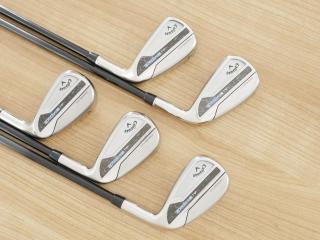 Iron set : Callaway : ชุดเหล็ก Callaway Paradym Ai Smoke (ออกปี 2024 ตีง่ายมาก ไกล Japan Spec.) มีเหล็ก 6-Pw (5 ชิ้น) ก้านกราไฟต์ Mitsubishi TENSEI 45 Flex SR