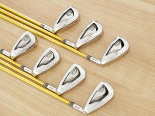 Iron set : Tsuruya : ชุดเหล็ก Tsuruya Onesider SE (ใบใหญ่ หน้าเด้ง) มีเหล็ก 4-Pw (7 ชิ้น) ก้านกราไฟต์ Flex R