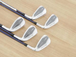 Iron set : Taylormade : **ของใหม่ ยังไม่แกะพลาสติก** ชุดเหล็ก Taylormade Qi (รุ่นล่าสุด ออกปี 2024 Japan Spec.) มีเหล็ก 6-Pw (5 ชิ้น) ก้านกราไฟต์ Mitsubishi Diamana TM60 Flex R