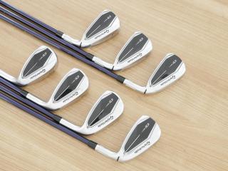 Iron set : Taylormade : ชุดเหล็ก Taylormade Qi (รุ่นล่าสุด ออกปี 2024 Japan Spec.) มีเหล็ก 5-Pw,Sw (7 ชิ้น) ก้านกราไฟต์ Mitsubishi Diamana TM60 Flex R