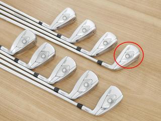 Iron set : Titleist : **มีตำหนิ** ชุดเหล็ก Titleist T400 (รุ่นล่าสุด ออกปี 2023 ตีง่ายที่สุด ไกลที่สุด) มีเหล็ก 5-Pw,43,49,55 (9 ชิ้น) ก้านกราไฟต์ Titleist 3D401 i50 Flex R