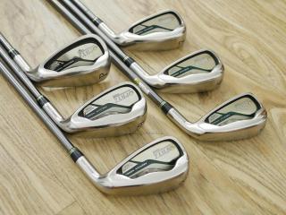 Iron set : Tourstage : ชุดเหล็ก Tourstage PHYZ Premium Model (รุ่นท๊อปสุด หายากสุด ตีง่าย ไกล เหมาะกับซีเนียร์) มีเหล็ก 5-Pw (6 ชิ้น) ก้านกราไฟต์ FLex R