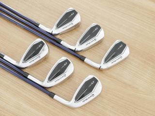 Iron set : Taylormade : ชุดเหล็ก Taylormade Qi (ออกปี 2024 Japan Spec.) มีเหล็ก 6-Pw,Aw (6 ชิ้น) ก้านกราไฟต์ Mitsubishi Diamana TM60 Flex S