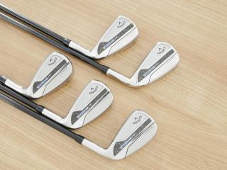 iron_set : ชุดเหล็ก Callaway Paradym Ai Smoke (ออกปี 2024 ตีง่ายมาก ไกล Japan Spec.) มีเหล็ก 6-Pw (5 ชิ้น) ก้านกราไฟต์ Mitsubishi TENSEI 50 Flex R