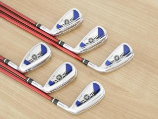 Iron set : Yamaha : ชุดเหล็ก Yamaha Inpres UD+2 (ปี 2018 ตีไกลที่สุด ไกลกว่าเหล็กทั่วไป 2 เบอร์) มีเหล็ก 6-Pw,Aw (6 ชิ้น) ก้านกราไฟต์ Mitsubishi Bassara i50xct Flex R