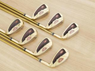 iron_set : ชุดเหล็ก Tsuruya AXEL Gold Premium II (รุ่นปี 2017 ของใหม่ 6 หมื่นกว่าบาท หน้าเด้งสุดๆ ไกลสุดๆๆ) มีเหล็ก 7-Pw,Aw,As,Sw (7 ชิ้น ครบเซ็ต) ก้านกราไฟต์ Flex R