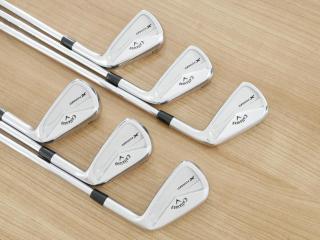 iron_set : ชุดเหล็ก Callaway X Forged (ออกปี 2024 นุ่ม แน่น หล่อมาก) มีเหล็ก 5-Pw (6 ชิ้น) ก้านเหล็ก NS Pro 850 NEO Flex S