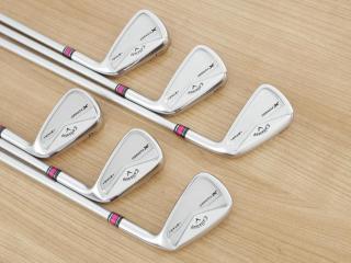 Iron set : Callaway : ชุดเหล็ก Callaway X Forged Star (ออกปี 2024) มีเหล็ก 5-Pw (6 ชิ้น) ก้านกราไฟต์ Fujikura MCI 60 Flex R