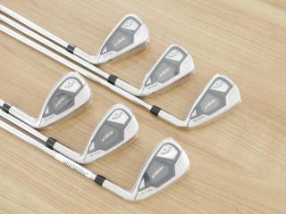 Iron set : Callaway : **ของใหม่ ยังไม่แกะพลาสติก** ชุดเหล็ก Callaway Rogue ST Max OS (ออกปี 2022 ตีง่ายสุดๆ ไกลสุดๆ) มีเหล็ก 5-Pw (6 ชิ้น) ก้านเหล็ก Dynamic Gold 95 R300