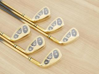 iron_set : **ของใหม่ ยังไม่แกะพลาสติก** ชุดเหล็ก Mutsumi Honma MH777 One Length (ใบใหญ่ ตีง่าย ไกล) มีเหล็ก 5-Pw (6 ชิ้น) ก้านกราไฟต์ Flex SR