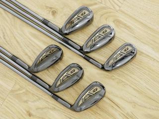 iron_set : ชุดเหล็ก Tsuruya AXEL Gold Premium III (รุ่นปี 2019 ของใหม่ 6 หมื่นกว่าบาท หน้าเด้งสุดๆ ไกลสุดๆๆ) มีเหล็ก 7-Pw,Aw,As (6 ชิ้น) ก้านกราไฟต์ Flex R
