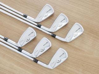 iron_set : ชุดเหล็ก Callaway X Forged Star (รุ่นล่าสุด ออกปี 2024) มีเหล็ก 5-Pw (6 ชิ้น) ก้านเหล็ก NS Pro Modus 105 Flex S