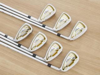 iron_set : ชุดเหล็ก Katana Voltio KABUTO 55 (หน้าเด้ง) มีเหล็ก 6-Pw,Aw,Sw (7 ชิ้น) ก้านกราไฟต์ Fujikura Speeder 589 Flex SR