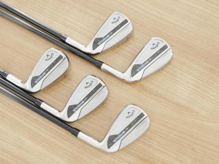 Iron set : Callaway : ชุดเหล็ก Callaway Paradym Ai Smoke (ออกปี 2024 ตีง่ายมาก ไกล Japan Spec.) มีเหล็ก 6-Pw (5 ชิ้น) ก้านกราไฟต์ Mitsubishi TENSEI 50 Flex R