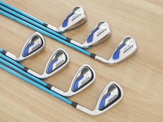 Iron set : Katana : ชุดเหล็กกระเทย Katana LX-770 มีเหล็ก 6-Pw,Aw,Sw (7 ชิ้น เบอร์ 6 ตีระยะเท่าเหล็ก 5 ปกติ) ก้านกราไฟต์ Fujikura Speeder Five Flex R