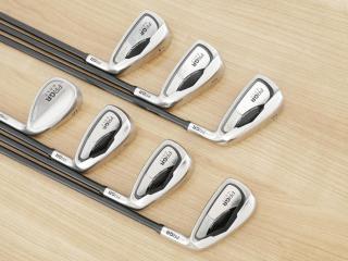 iron_set : ชุดเหล็ก PRGR AS302 (ใบใหญ่ ตีง่าย) มีเหล็ก 5-Pw,Sw (7 ชิ้น) ก้านกราไฟต์ Flex R