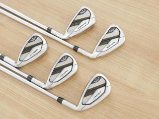 Iron set : Callaway : ชุดเหล็ก Callaway Mavrik (ปี 2020 ตีง่าย ไกลมากๆ) มีเหล็ก 6-Pw (5 ชิ้น) ก้านกราไฟต์ Mitsubishi Diamana 50 Flex S