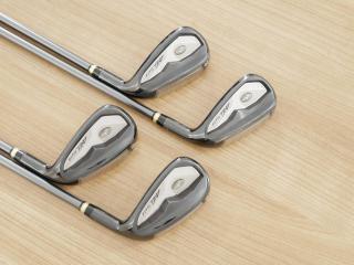 iron_set : ชุดเหล็ก Tsuruya AXEL Gold Premium V (ออกปี 2023 ของใหม่ 7 หมื่นกว่าบาท หน้าเด้งสุดๆ ไกลสุดๆๆ) มีเหล็ก 7-Pw (4 ชิ้น) ก้านกราไฟต์ Flex R