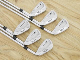 iron_set : ชุดเหล็ก Callaway X Forged (ปี 2019) มีเหล็ก 5-Pw (6 ชิ้น) ก้านเหล็ก NS Pro ZELOS 7 Flex S