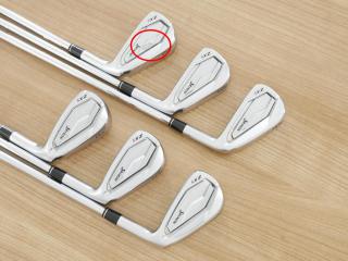 Iron set : Other Brand : **มีตำหนิ** ชุดเหล็ก Srixon ZX5 Forged (ออกปี 2021) มีเหล็ก 5-Pw (6 ชิ้น) เหล็ก NS Pro 950 DST Flex S