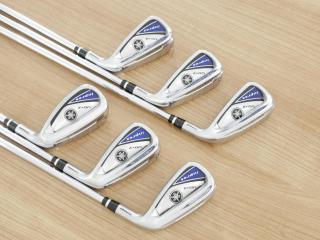 iron_set : ชุดเหล็ก Yamaha Inpres UD+2 (ออกปี 2019 ตีไกลที่สุด ไกลกว่าเหล็กทั่วไป 2 เบอร์ หน้าเด้ง COR 0.822) มีเหล็ก 6-Pw,Aw (6 ชิ้น) ก้านเหล็ก NS Pro Zelos 7 Flex R