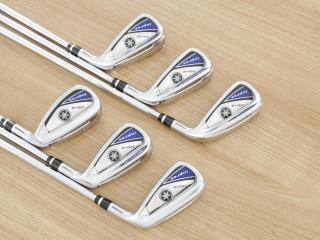 Iron set : Yamaha : ชุดเหล็ก Yamaha Inpres UD+2 (ออกปี 2019 ตีไกลที่สุด ไกลกว่าเหล็กทั่วไป 2 เบอร์ หน้าเด้ง COR 0.822) มีเหล็ก 6-Pw,Aw (6 ชิ้น) ก้านเหล็ก NS Pro Zelos 7 Flex R