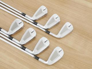 Iron set : PRGR : ชุดเหล็ก PRGR 01 Forged (Titanium Core ปี 2021) มีเหล็ก 4-Pw (7 ชิ้น) ก้านเหล็ก NS Pro Modus 105 Flex S