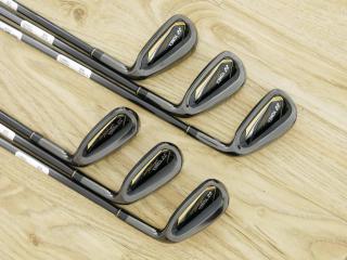 iron_set : ชุดเหล็ก Yonex Royal E-Zone (รุ่นล่าสุด ออกปี 2021 หน้าเด้งสุดๆ ตีไกลสุดๆ) มีเหล็ก 7-Pw,Aw,Sw (6 ชิ้น เหล็ก 7 ระยะเท่าเบอร์ 6 รุ่นอื่น) ก้านกราไฟต์ Flex SR