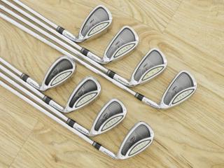 iron_set : ชุดเหล็ก Taylormade Rac CGB (ใบใหญ่ ตีง่าย) มีเหล็ก 5-Pw,Aw,Sw (8 ชิ้น) ก้านเหล็ก NS Pro Flex R