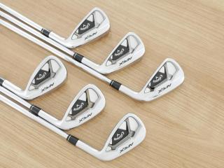 Iron set : Callaway : ชุดเหล็ก Callaway APEX Forged (รุ่นปี 2022) มีเหล็ก 5-Pw (6 ชิ้น) ก้านเหล็ก NS Pro ZELOS 8 Flex S