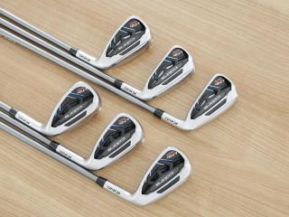 Iron set : Other Brand : ชุดเหล็ก Cobra King LTDx ONE LENGTH มีเหล็ก 6-Pw,Aw (6 ชิ้น) ก้านกราไฟต์ Fujikura Speeder NX Flex R