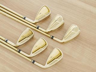 Iron set : Katana : ชุดเหล็ก Katana Voltio NINJA 880Hi Gold (รุ่นท็อปสุด ปี 2018 ตีง่าย ไกล สวยมากๆ) มีเหล็ก 7-Pw,Aw,Sw (6 ชิ้น) ก้านกราไฟต์ Fujikura Speeder 361 Flex R