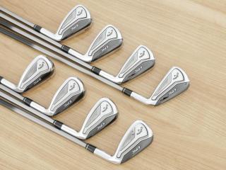 Iron set : Callaway : ชุดเหล็ก Callaway EPIC Forged Star (รุ่นท้อปสุด ปี 2020 ตีไกลกว่าปกติ 2 เบอร์) มีเหล็ก 6-Pw,Aw,Gw,Sw (8 ชิ้น) ก้านกราไฟต์ Fujikura Speeder Evolution Flex SR