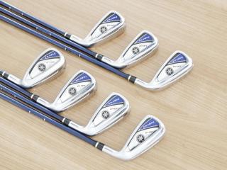 iron_set : ชุดเหล็ก Yamaha Inpres UD+2 (ออกปี 2019 ตีไกลที่สุด ไกลกว่าเหล็กทั่วไป 2 เบอร์ หน้าเด้ง COR 0.822) มีเหล็ก 5-Pw,Aw (7 ชิ้น) ก้านกราไฟต์ Flex SR