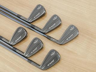 iron_set : ชุดเหล็ก Callaway Apex Ti Fusion Black (รุ่นท็อปสุด แพงที่สุด ปี 2025 ของใหม่ 8 หมื่นบาท) มีเหล็ก 5-Pw (6 ชิ้น) ก้านกราไฟต์ UST Mamiya RECOIL DART 6 Flex R