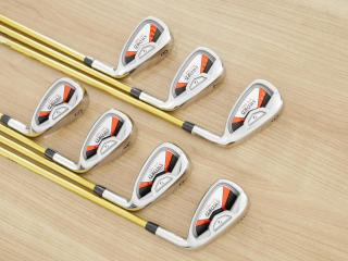 iron_set : ชุดเหล็ก Katana Sword ATC-589a (หน้าเด้ง) มีเหล็ก 6-Pw,Aw,Sw (7 ชิ้น) ก้านกราไฟต์ Fujikura Speeder 589 Flex R