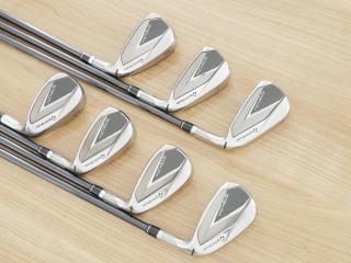 iron_set : ชุดเหล็ก Taylormade Stealth (ออกปี 2022 Japan Spec.) มีเหล็ก 6-Pw,Aw,Sw (7 ชิ้น) ก้านกราไฟต์ Mitsubishi Tensei TM60 Flex S