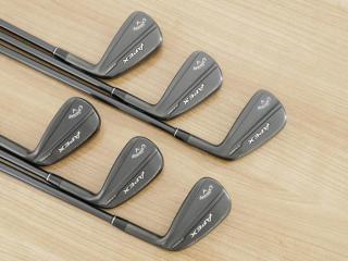 iron_set : ชุดเหล็ก Callaway Apex Ti Fusion Black (รุ่นท็อปสุด แพงที่สุด ปี 2025 ของใหม่ 8 หมื่นบาท) มีเหล็ก 6-Pw,Aw (6 ชิ้น) ก้านกราไฟต์ UST Mamiya ATTAS FF 85 Flex S