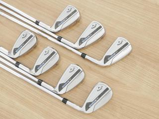 Iron set : Callaway : ชุดเหล็ก Callaway Paradym Ai Smoke (ออกปี 2024 ตีง่ายมาก ไกล Japan Spec.) มีเหล็ก 5-Pw,Aw (7 ชิ้น) ก้านเหล็ก NS Pro ZELOS 7 Flex S