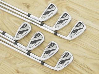 iron_set : ชุดเหล็ก Callaway Mavrik Pro (ออกปี 2020) มีเหล็ก 4-Pw (7 ชิ้น) ก้านเหล็ก NS Pro 950 NEO Flex R